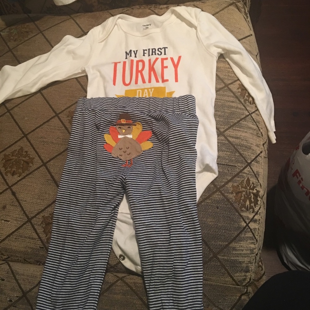 Beautiful my first turkey day pajama